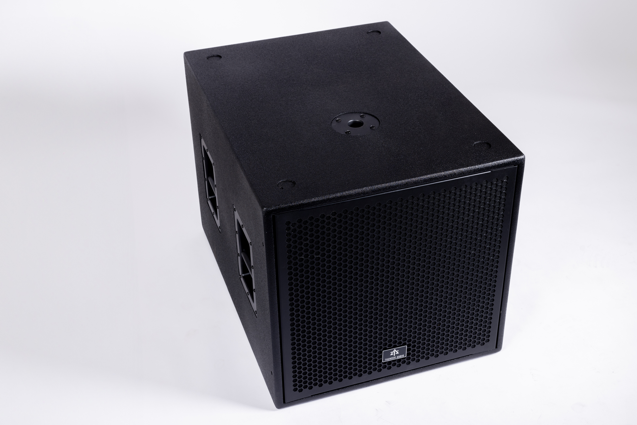 Thunder Audio Rumble 118A Subwoofer - Side View Showing Ports